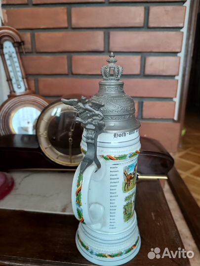 Антикварная Полковая пивная кружка резервиста