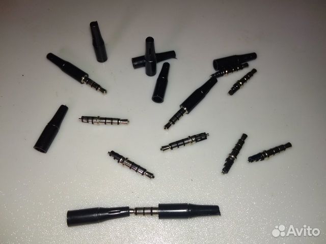 Штекер Mini jack 4 pin 3.5 мм