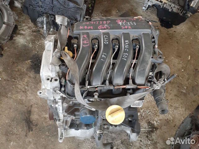 Двигатель K4MC801 Renault Clio 3 1.6I 16V