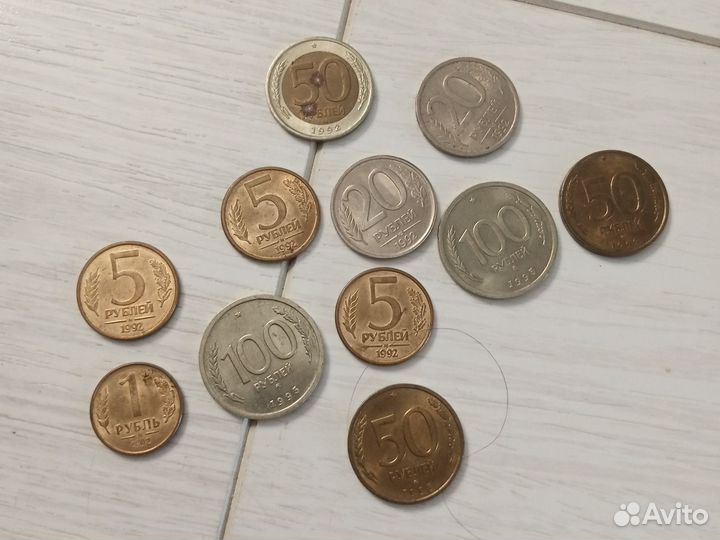 Монеты девяностых