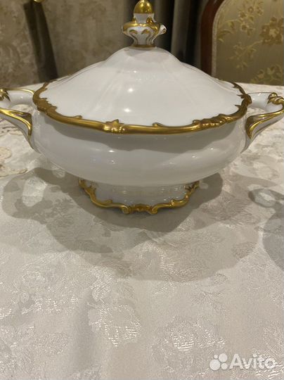 Фарфор веймар супник, сахарница