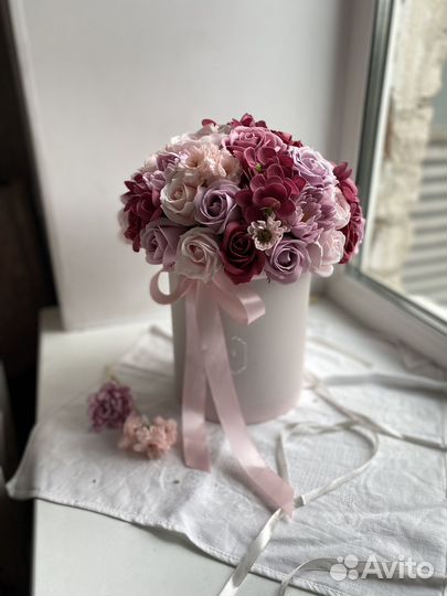 Букет из пенных цветов