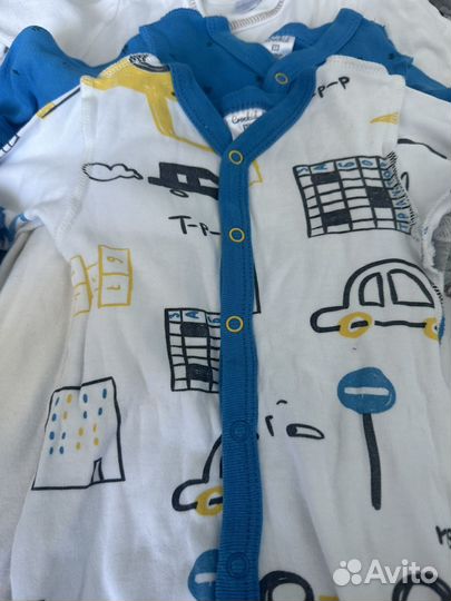 Пакет вещей для новорожденного мальчика 56/62