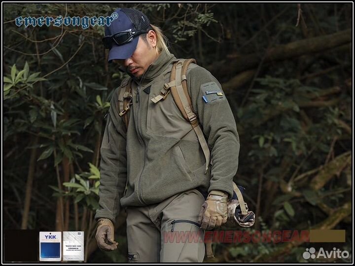 Флисовая кофта EmersonGear Blue Label 