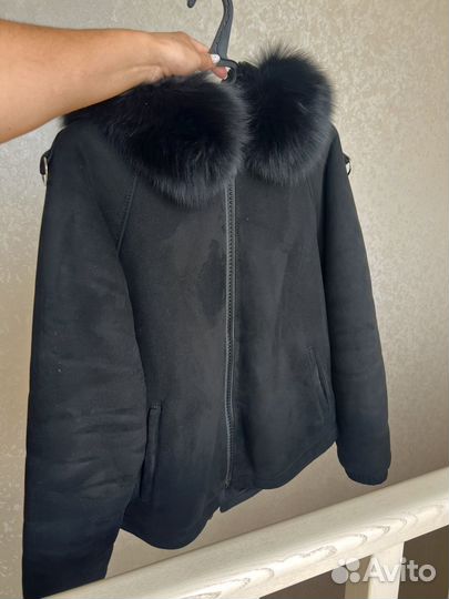 Дубленка и безрукавка