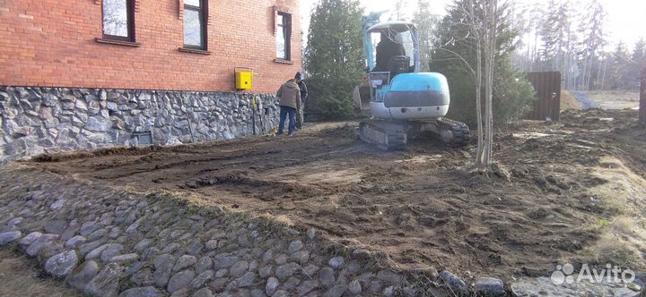 Услуги аренда мини экскаватора 3т