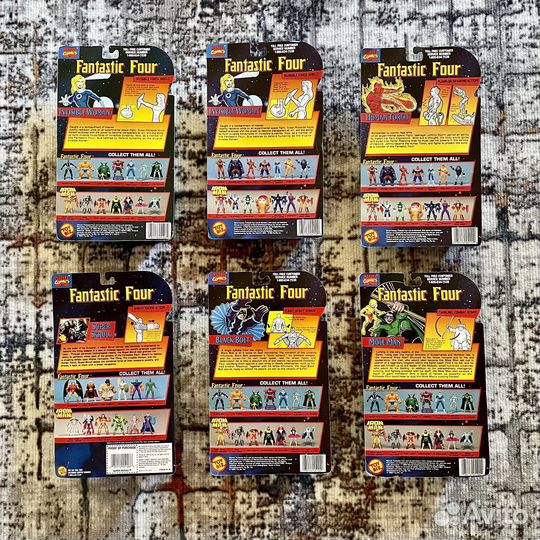 Фигурки Fantastic Four Toy Biz Marvel