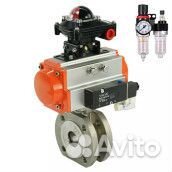 Кран шаровой DN.ru BV3232P-FP-Fb-ISO-H Ду80 Ру16, межфланцевый, полнопроходной, корпус - нержавеющая