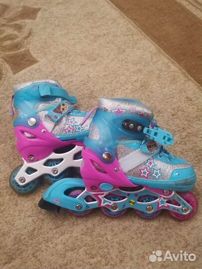 Роликовые коньки детские раздвижные