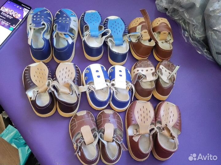 Сандалики давлекановские размеры разные