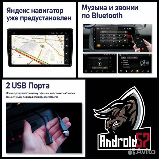 Магнитола Android для Citroen C4 2004-2014