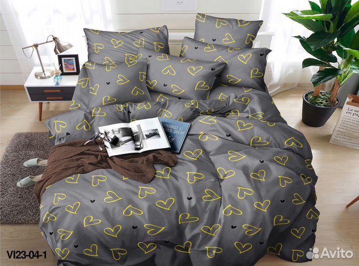 Белье постельное caтин