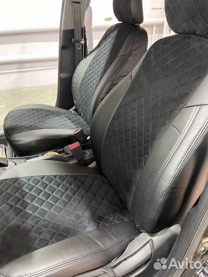 Автопилот чехлы Toyota Corolla комбинированные