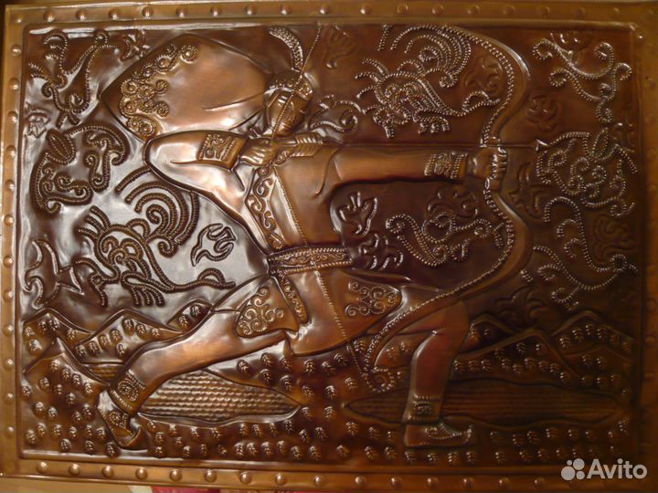 Картина медная чеканная