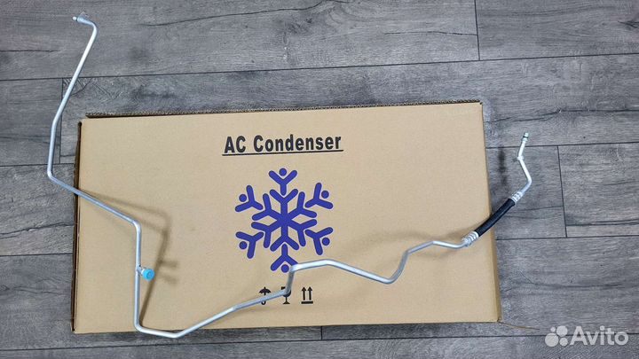 Трубка кондиционера на renault logan 1