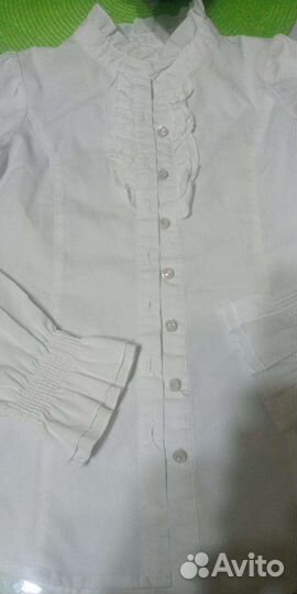 Блузка для девочки школа р 122-128