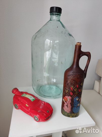 Бутылка СССР 77 г. 20 л Керамическая бутылка