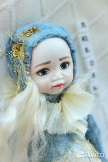 Кукла русалка в стиле teddy-doll