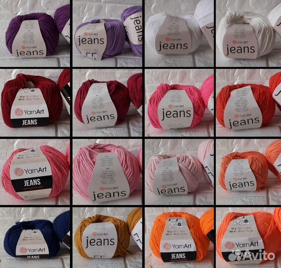 Пряжа YarnArt jeans (ярнарт Джинс)