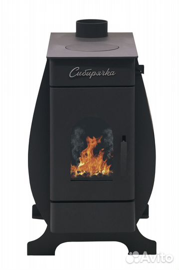 Печь воздухогрейная Сибирячка 9 кВт нмк