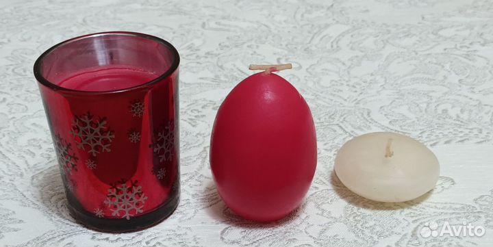 Свечи классические и ароматическая