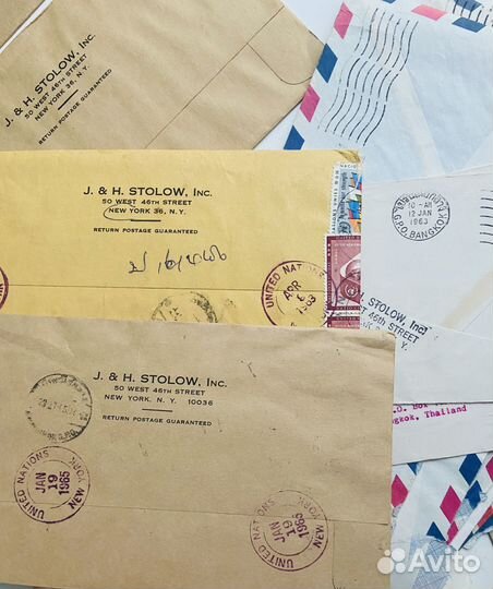 Почтовые конверты оон, карточки США