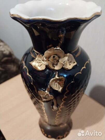 Ваза кобальт. СССР