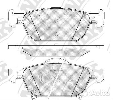 Колодки NiBK PN8863 PN8863 NiBK