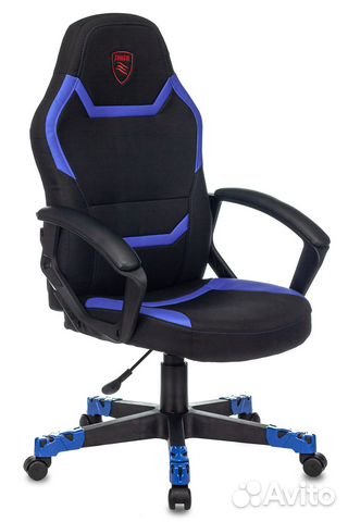 Кресло игровое Zombie 10 черный текстиль/эко.кожа