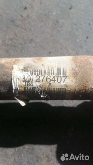 Полуось привод левый Renault 1.6 АКПП 25 шлицов