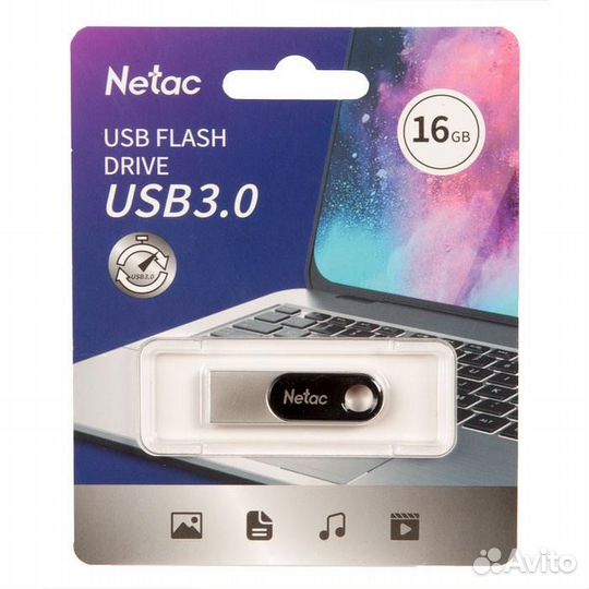 Флеш-накопитель (флешка) 16Gb Netac USB 3.0 NT03U2