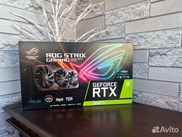 Видеокарта Rtx 2080ti 11GB Asus Rog Strix/Пломба купить в Омске ...