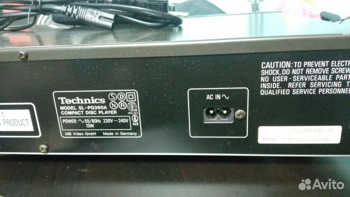 CD плеер Technics с пультом