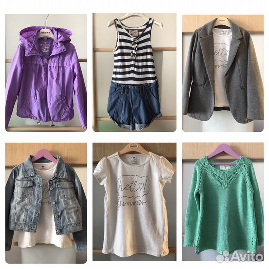 Одежда пакетом на девочку 5-6 лет