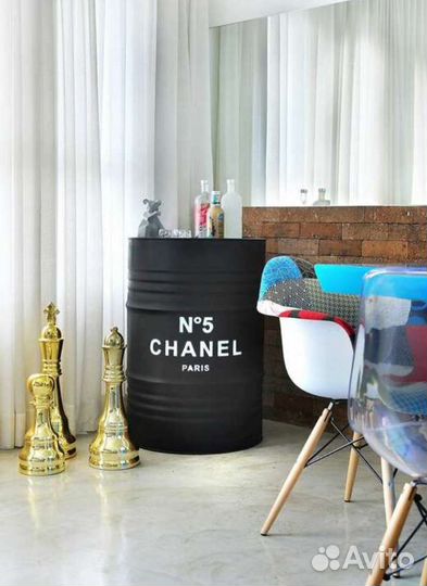 Бочка для интерьера Лофт Столик Тумба