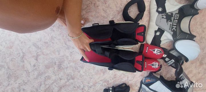 Детская хоккейная форма+2клюшки от 5 до 8 лет