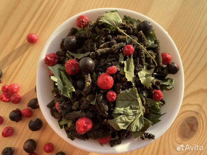 Иван чай смородина 500грамм, ягоды и листья