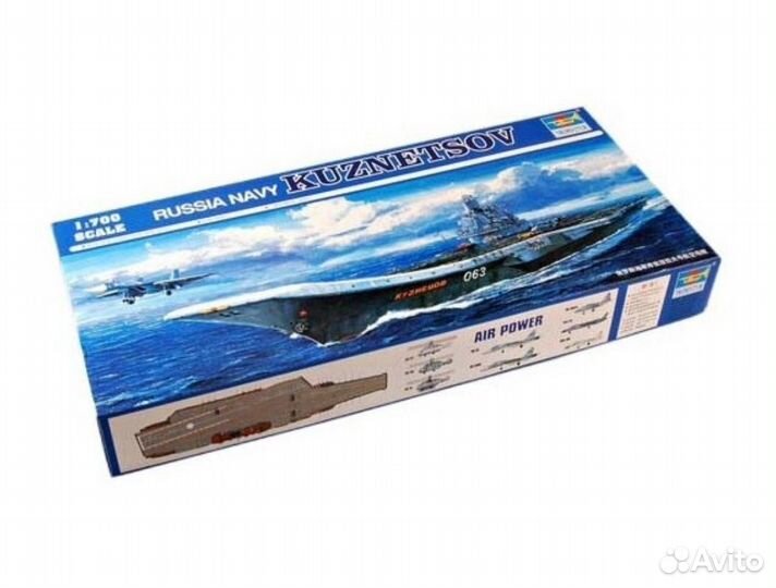 Сборная модель корабль Кузнецов 05713 Trumpeter