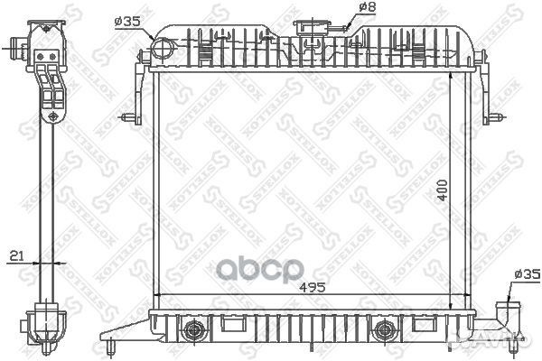 10-26005-SX радиатор системы охлаждения АКПП O