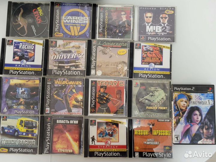 Компьютерные игры для ps1 диски 19 шт