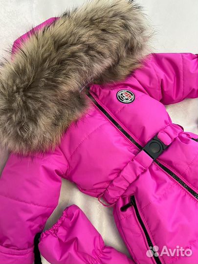 Комбинезон зимний для девочки 122 размер
