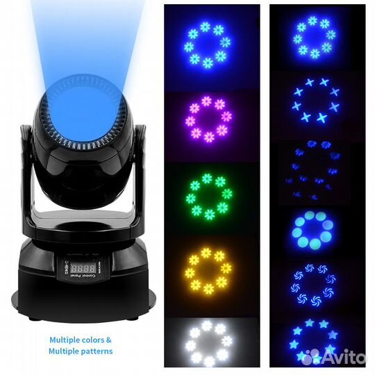 Вращающаяся голова Бим Led Beam 100, Big Dipper