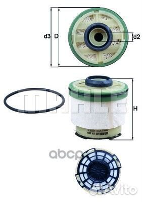 KX385D фильтр топливный Ford Ranger 2.2tdci 11