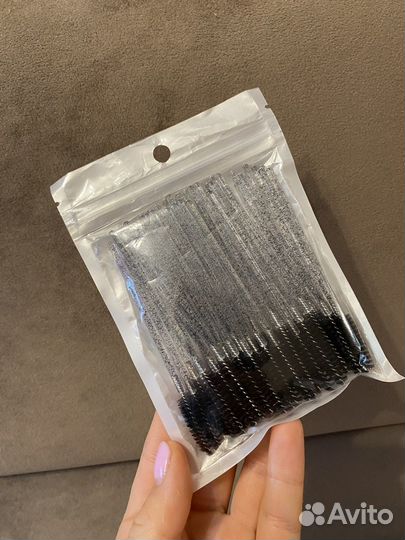 Щеточки для бровей/ресниц 50 шт