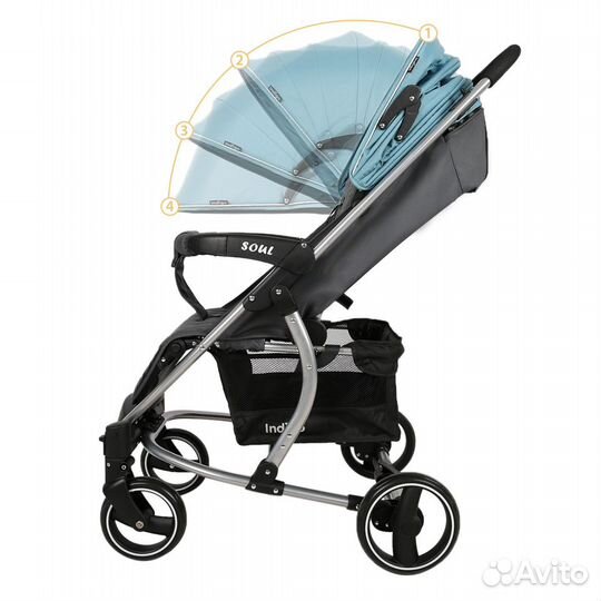 Коляска прогулочная Indigo soul