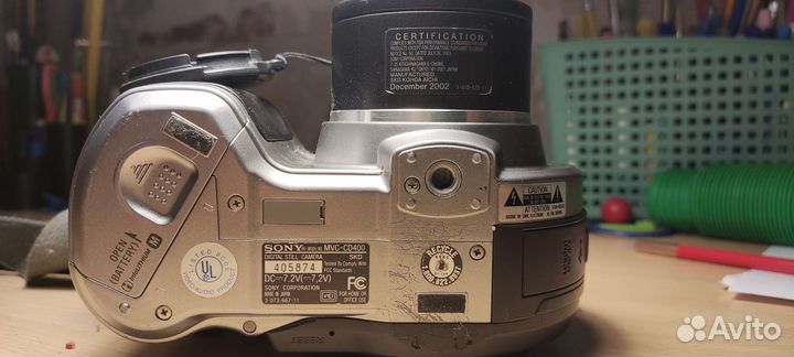 Фотоаппарат sony CD Mavica MVC-CD400