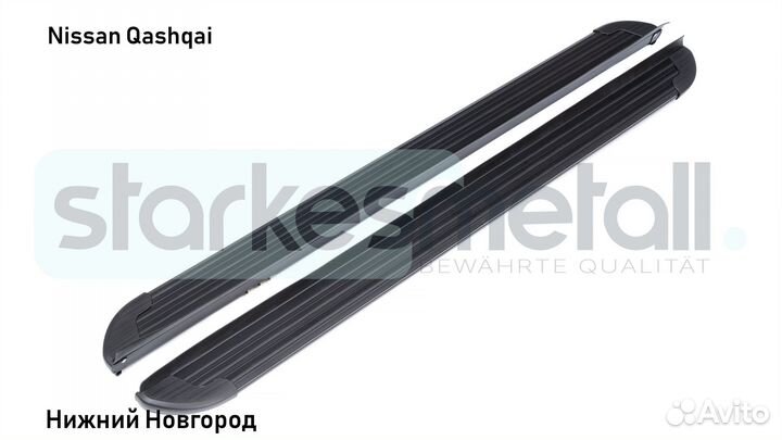 Пороги подножки Nissan Qashqai Village