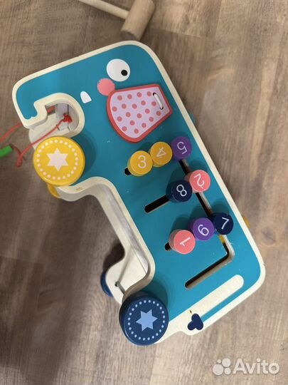 Стучалка деревянная игрушка сортер бизиборд