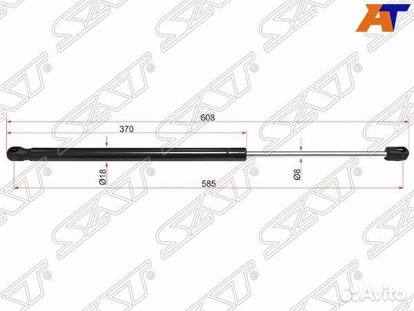 Амортизатор капота nissan terrano