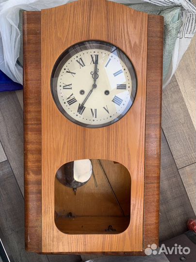 Часы старинные настенные с боем